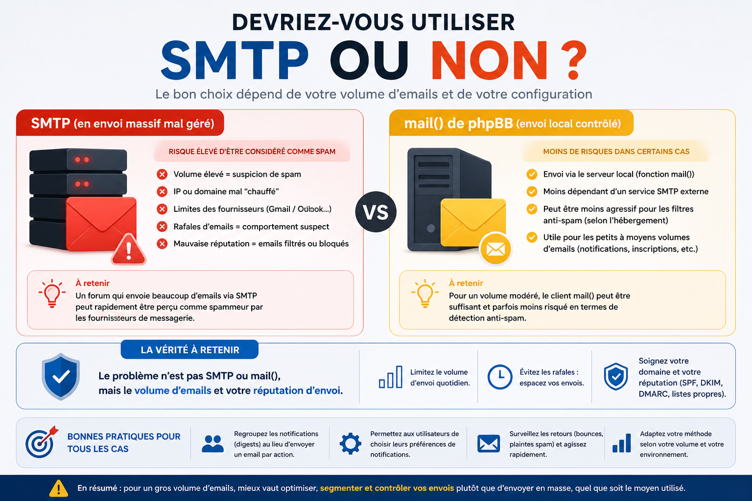 Devriez-vous utiliser SMTP ou non ?